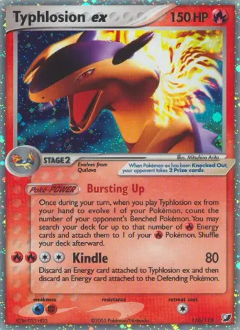 Typhlosion ex · 110