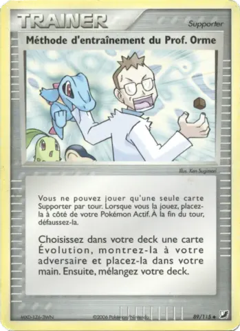 Méthode d'entraînement du Prof. Orme · 89
