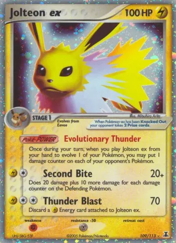 Jolteon ex · 109