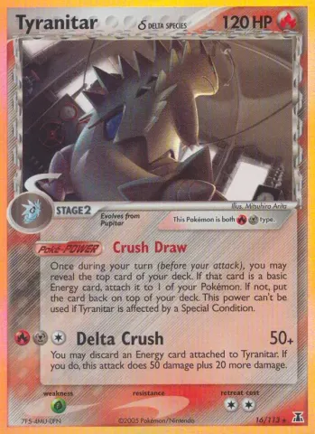 Tyranitar δ · 16