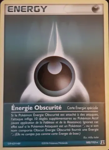 Énergie Obscurité · 103