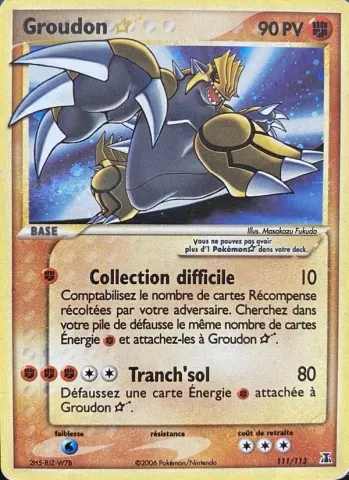 Groudon ☆ · 111