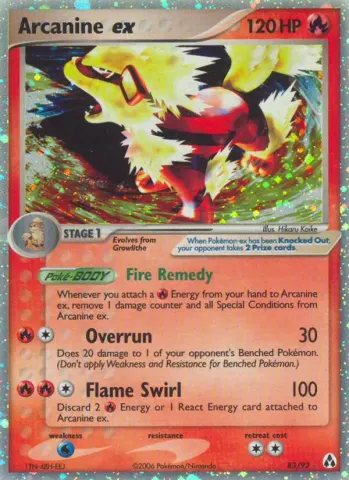 Arcanine ex · 83