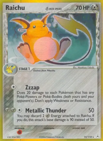 Raichu δ · 15