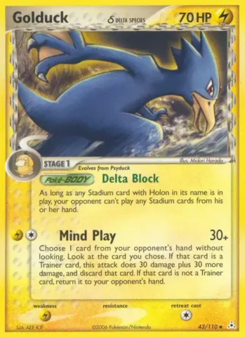 Golduck δ · 43