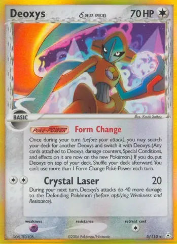 Deoxys δ · 5
