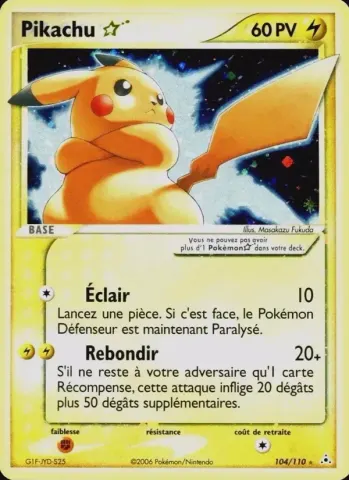 Pikachu ☆ · 104