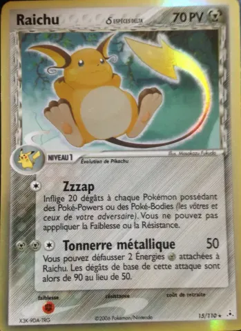 Raichu δ · 15