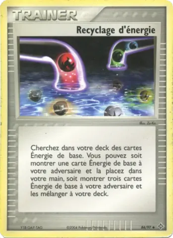 Recyclage d'énergie · 84