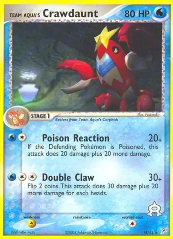 Team Aqua's Crawdaunt · 14