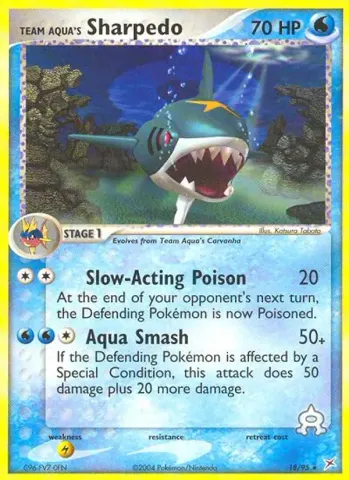 Team Aqua's Sharpedo · 18