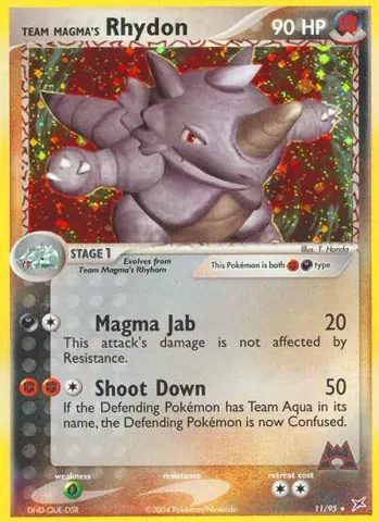 Team Magma's Rhydon · 11