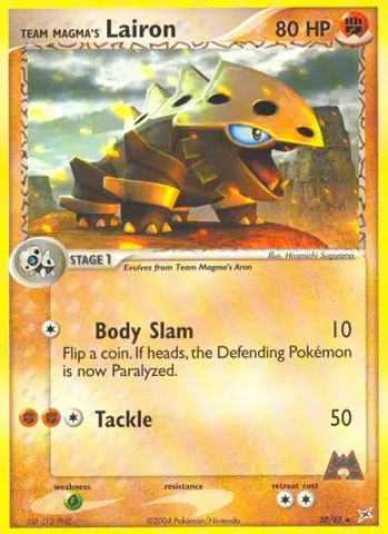 Team Magma's Lairon · 20