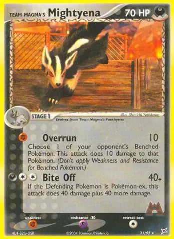Team Magma's Mightyena · 21