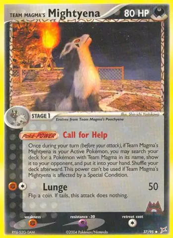 Team Magma's Mightyena · 37