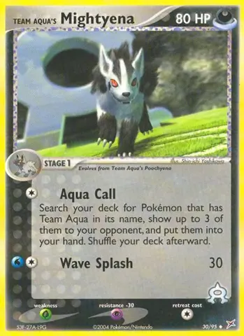 Team Aqua's Mightyena · 30