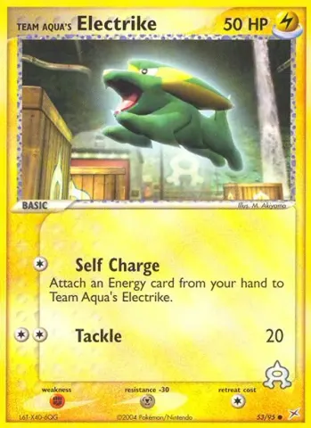Team Aqua's Electrike · 53