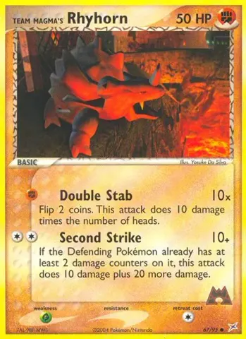 Team Magma's Rhyhorn · 67