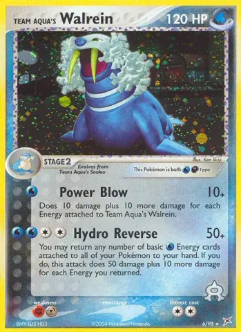 Team Aqua's Walrein · 6