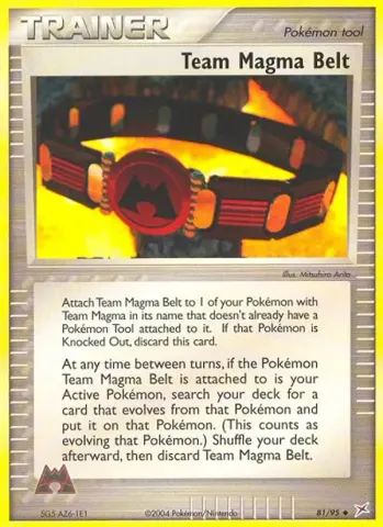 Team Magma Belt · 81