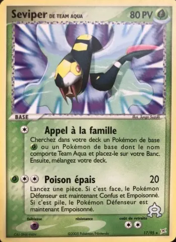 Seviper de Team Aqua · 17