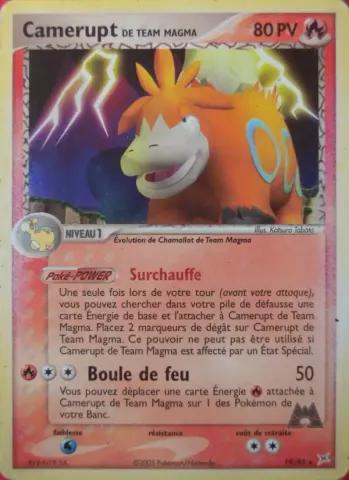 Camerupt de Team Magma · 19