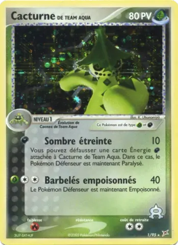Cacturne de Team Aqua · 1