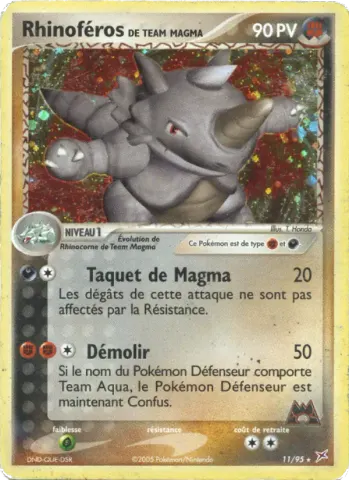 Rhinoféros de Team Magma · 11