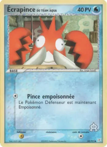 Écrapince de Team Aqua · 50