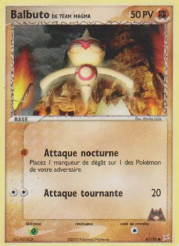 Balbuto de Team Magma · 61