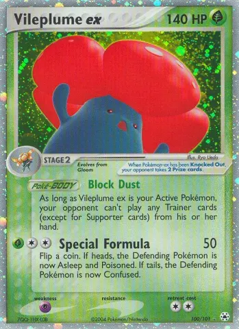 Vileplume ex · 100