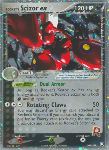 Rocket's Scizor ex · 101