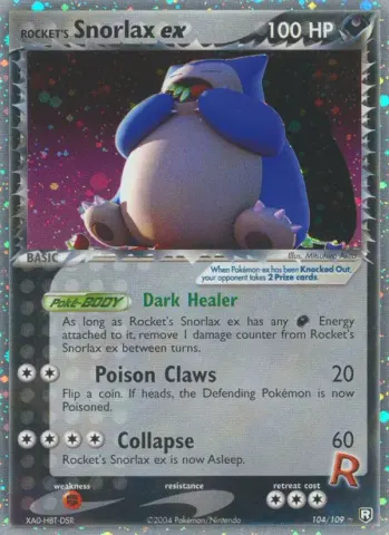 Rocket's Snorlax ex · 104