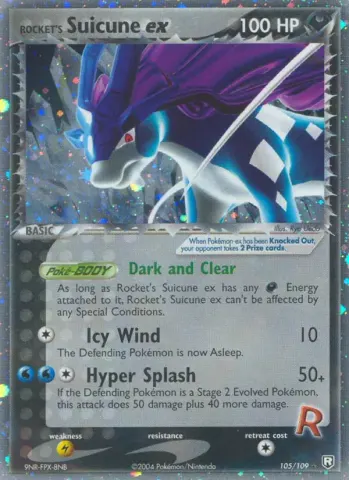 Rocket's Suicune ex · 105