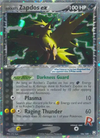 Rocket's Zapdos ex · 106