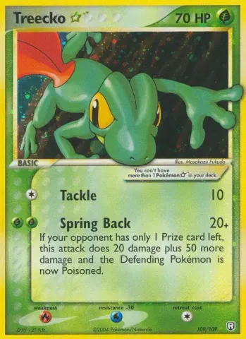 Treecko ☆ · 109