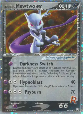 Rocket's Mewtwo ex · 99
