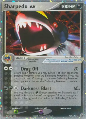Sharpedo ex · 104