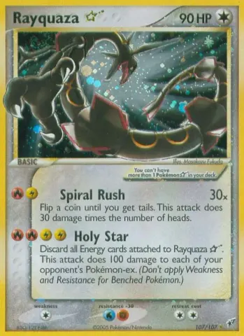 Rayquaza ☆ · 107