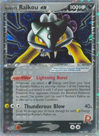 Rocket's Raikou ex · 108