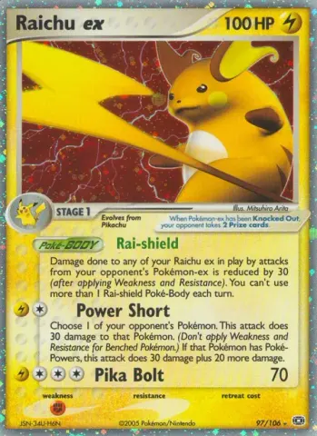 Raichu ex · 97