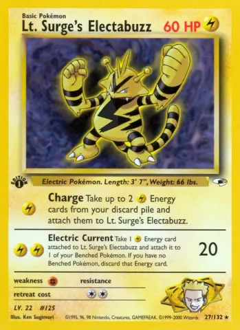 Lt. Surge's Electabuzz · 27