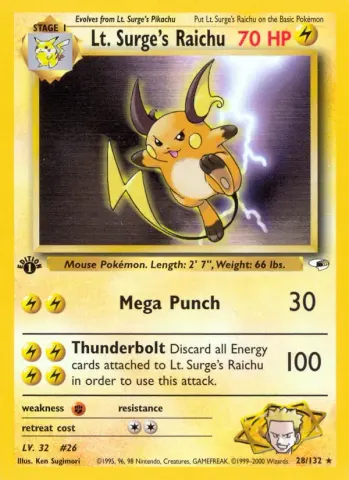 Lt. Surge's Raichu · 28