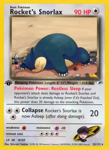 Rocket's Snorlax · 33