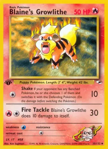 Blaine's Growlithe · 35