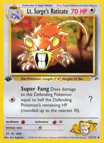 Lt. Surge's Raticate · 51