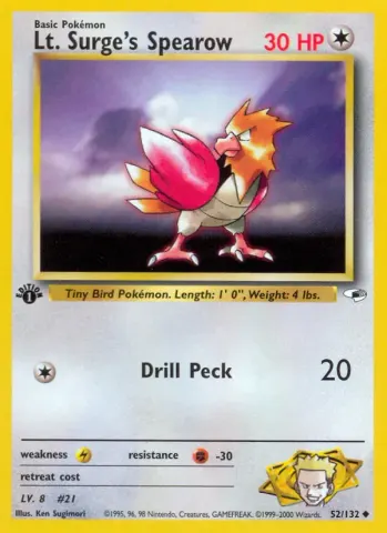 Lt. Surge's Spearow · 52