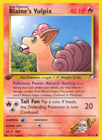 Blaine's Vulpix · 65