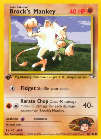 Brock's Mankey · 68