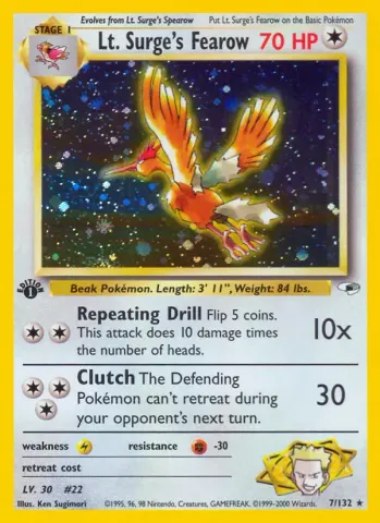 Lt. Surge's Fearow · 7
